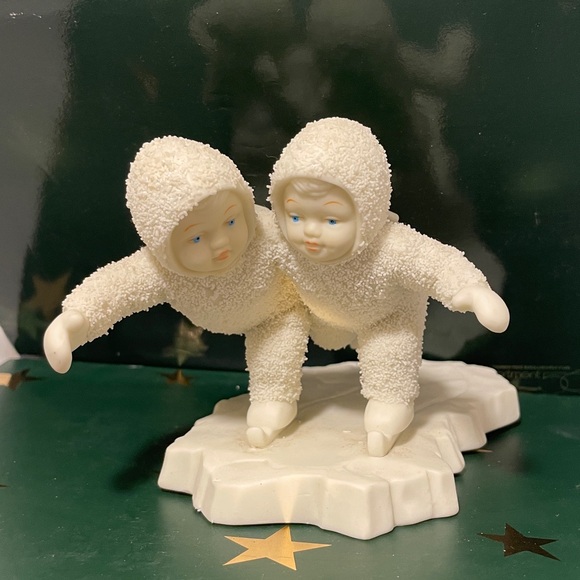 Department 56 Snowbabies “We Make A Great Pair” Vintage Bisque Figurine - Picture 1 of 13